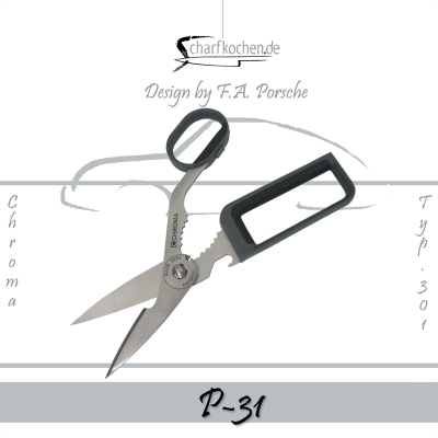 F.A. Porsche Messer Typ 301 / P-31 Kchen-/Geflgelschere
