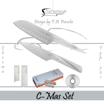 Aktion C-Mas Set Chroma P04 + P21 + ST2/8 mit Knife Safe Pro Klingenschutz