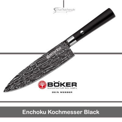B�ker Enchoku Kochmesser Black