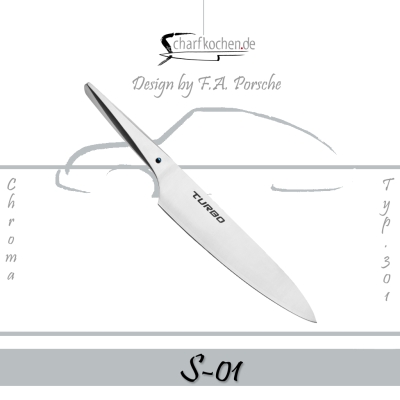 F.A. Porsche Messer Typ 301 / S-01 Kochmesser Turbo
