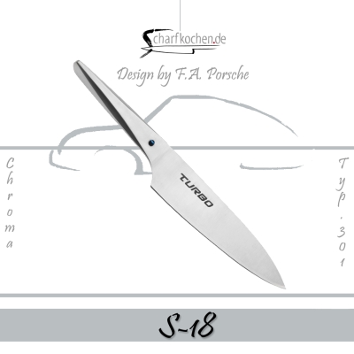 F.A. Porsche Messer Typ 301 / S-18 Kochmesser Turbo
