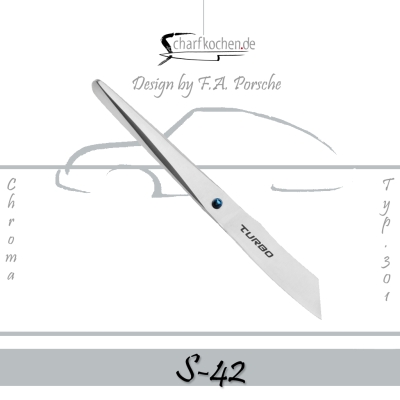 F.A. Porsche Messer Typ 301 / S-42 Obstmesser Turbo