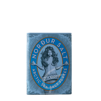 Nordur-Meersalz Flocken aus Island in Blechdose