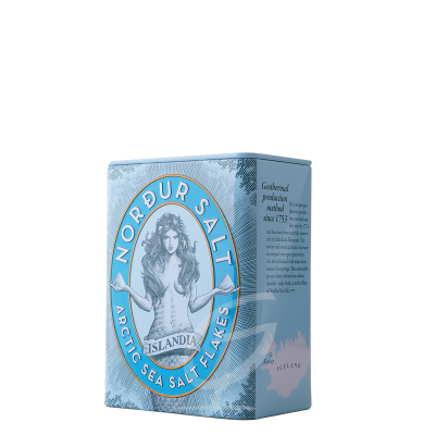 Nordur-Meersalz Flocken aus Island in Blechdose