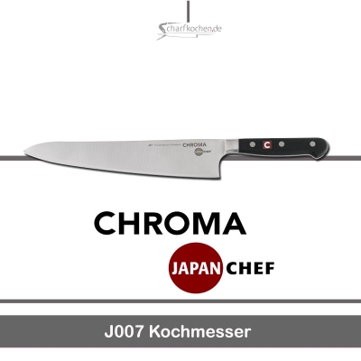 gro�es Kochmesser / Chroma Japan Chef J007