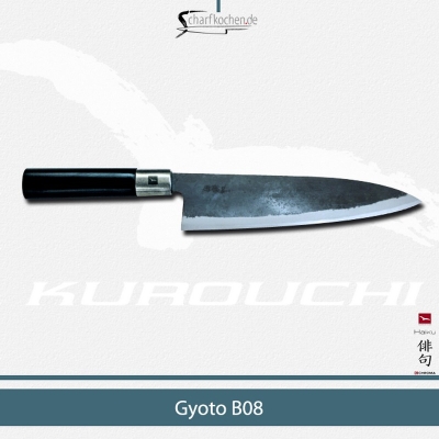 Haiku Kurouchi B08 Gyoto-Kochmesser