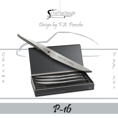 F.A. Porsche Messer Typ 301 / P-16 Steakmesser Set