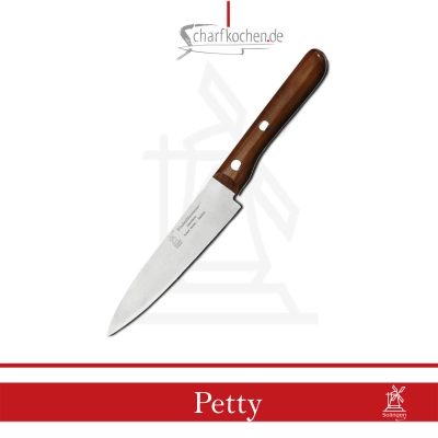 Petty Windm�hle Vielzweckmesser Rostfrei Griff aus Kirschbaumholz