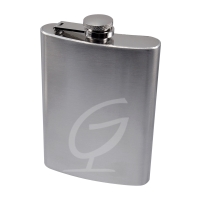 Flachmann gro 225ml, Edelstahl gebrstet