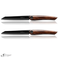 Nesmuk Janus Steak- und Tafelmesser - 2er Set / Griff: W�steneisenholz