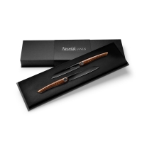 Nesmuk Janus Steak- und Tafelmesser - 2er Set / Griff: Schlangenholz