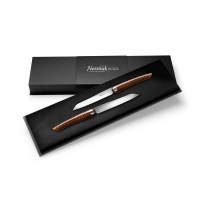 Nesmuk Soul Steak- und Tafelmesser - 2er Set / Griff: Schlangenholz