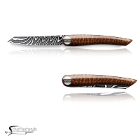 Nesmuk Exklusiv Folder 11 Lagen Damast / Griff: Schlangenholz