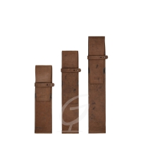 Messerschutz-Messertasche aus bestem Leder fr 1 Messer bis 35cm / Farbe Cognac-Gre 5