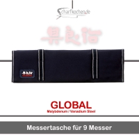 Global Messer: G-666/09 Messertasche f�r 9 Messer