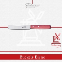 Fr�hst�cksmesser Buckels Griff: Birnenbaumholz Windmuehle