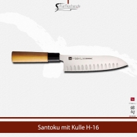 H-16 CHROMA Haiku Santoku 17 cm, Kullenschliff