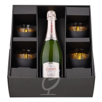 Becher Cosmo mit hochwertiger Goldauflage 4er