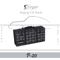 F.A. Porsche Messer Typ 301 / P-20 Messertasche fr 10 Messer